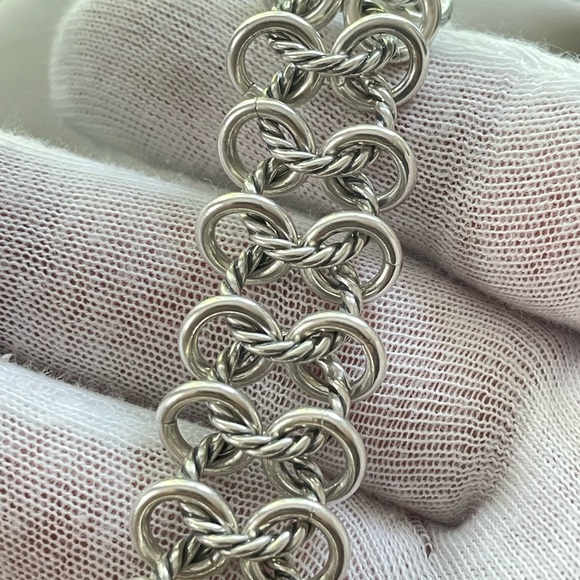 David Yurman Albion Chainmail Bracelet with Lemon Citrine 7" - Picture 6 of 10